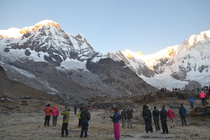 Annapurna Base Camp Trek 10 Days - Kathmandu return: That last mountain glimpse