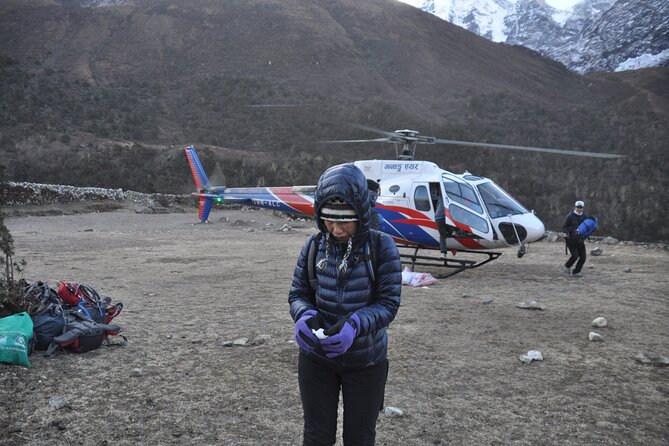 Everest Base Camp Helicopter Tour landing at Hotel Everest View - Pheriche window-seat planning: the operation’s trick for comfort