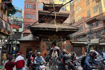 Kathmandu: Food, Drink and Shopping Rickshaw Tour - Where You Start: Kaiser Library Pickup and Thamel Focus